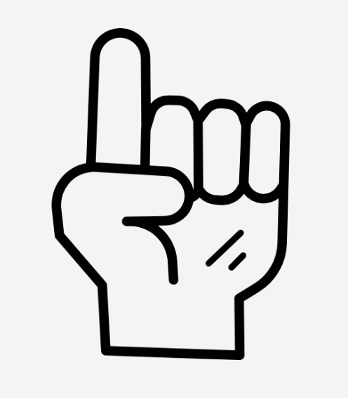 Bit Pedant pointing-finger mark
